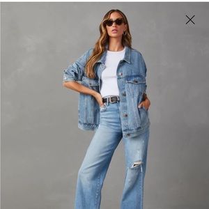 VICI Oversized Laredo Denim Jacket
